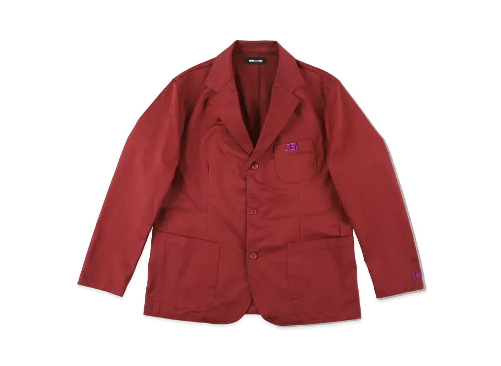 WIND AND SEA SCS TAILORED JACKET "Bordeau"