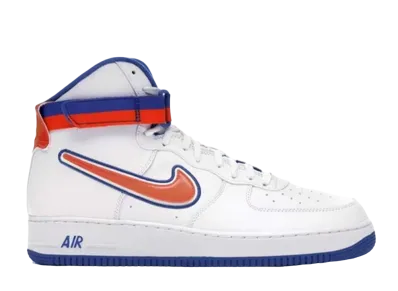 Nike Air Force 1 High Sport NBA "White Team Orange Game Royal"