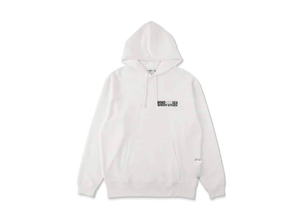 WIND AND SEA BOWERY KITCHEN X WDS HOODIE (WDS) "White"
