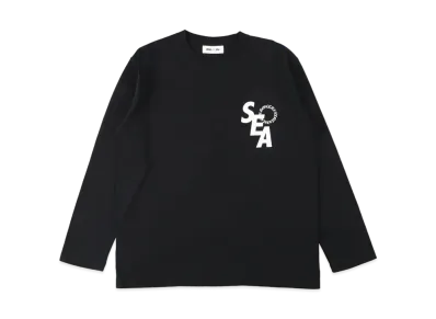 WIND AND SEA BOWERY KITCHEN X WDS L/S TEE (S_E_A) "Black"