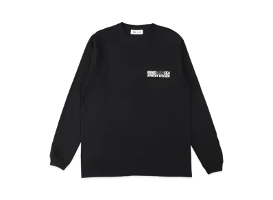 WIND AND SEA BOWERY KITCHEN X WDS L/S TEE (WDS) "Black"