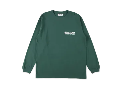 WIND AND SEA BOWERY KITCHEN X WDS L/S TEE (WDS) "Green"