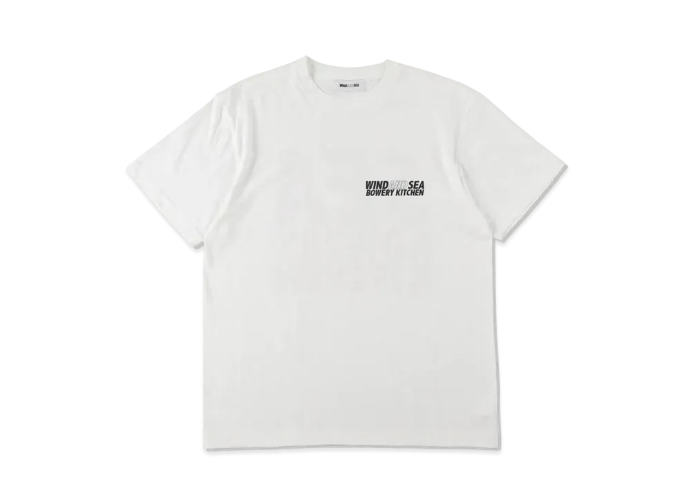 WIND AND SEA BOWERY KITCHEN X WDS S/S TEE (WDS) "White"