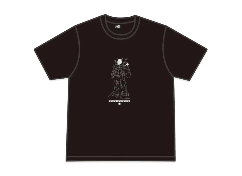 Uniqlo Mobile Suit Gundam Series UT Graphic T-Shirt "Black"