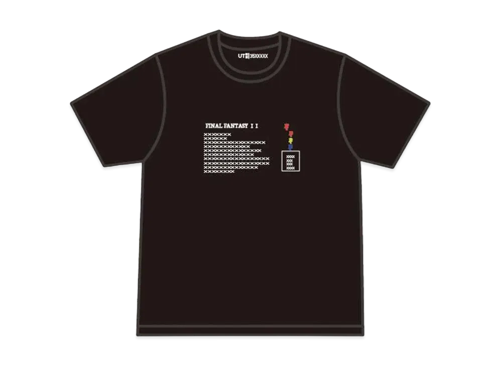 Uniqlo Final Fantasy 35th Anniversary UT Graphic T-Shirt Final Fantasy II "Black"