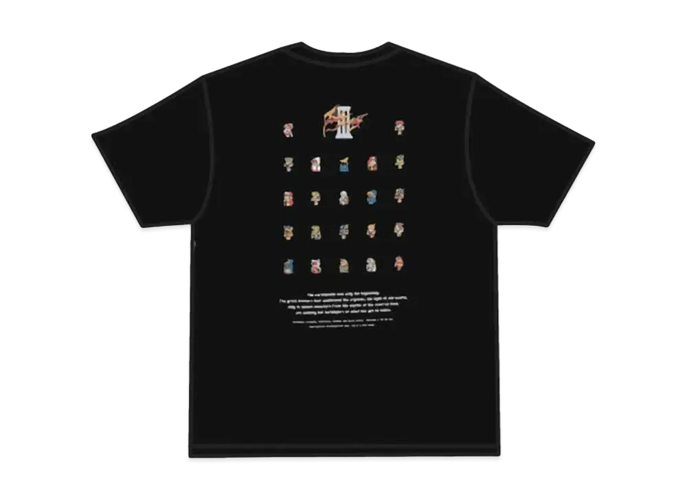 Uniqlo Final Fantasy 35th Anniversary UT Graphic T-Shirt Final Fantasy III "Black"