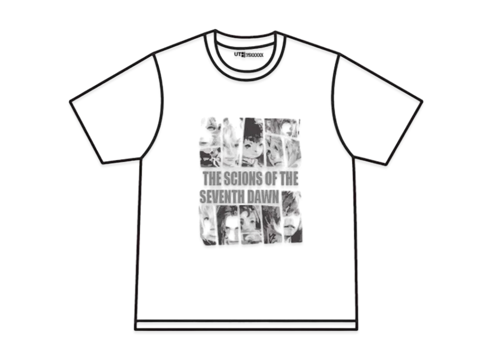 Uniqlo Final Fantasy 35th Anniversary UT Graphic T-Shirt Final Fantasy XIV "White"