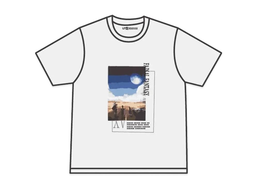 Uniqlo Final Fantasy 35th Anniversary UT Graphic T-Shirt Final Fantasy XV "White"