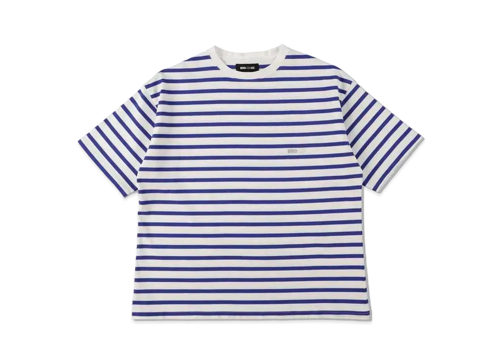WIND AND SEA HEAVY WEIGHT BORDER S/S TEE "White Blue"