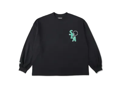 WIND AND SEA SEA (S_E_A) L/S TEE "Black"