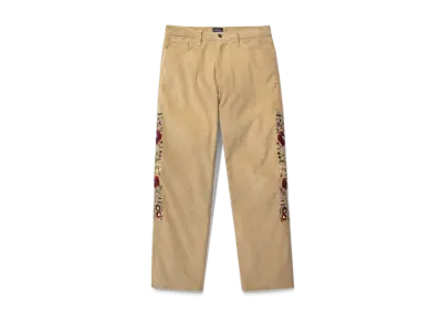 Noah x Jimi Hendrix Embroidered Corduroy 5-Pocket Jeans "Brown"