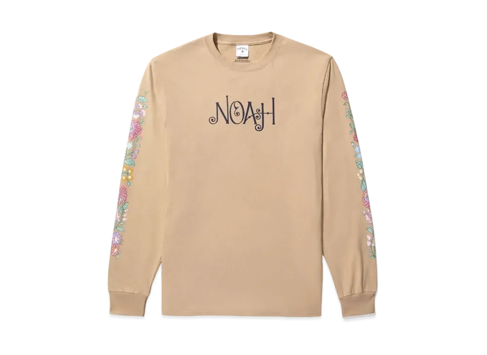 Noah x Jimi Hendrix Flowers Tee "Sand"