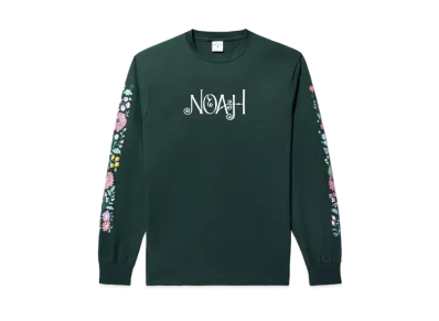 Noah x Jimi Hendrix Flowers Tee "Dark Green"
