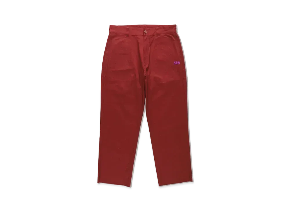 WIND AND SEA SCS CHINO PANTS "Bordeau"