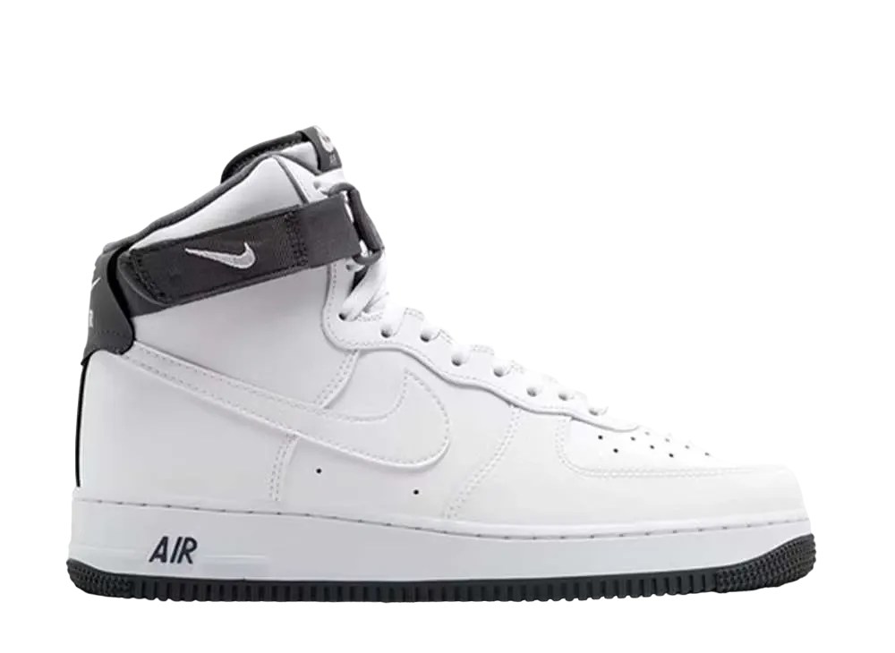 ナイキ エアフォース1 ハイ "ホワイト ダーク グレイ"