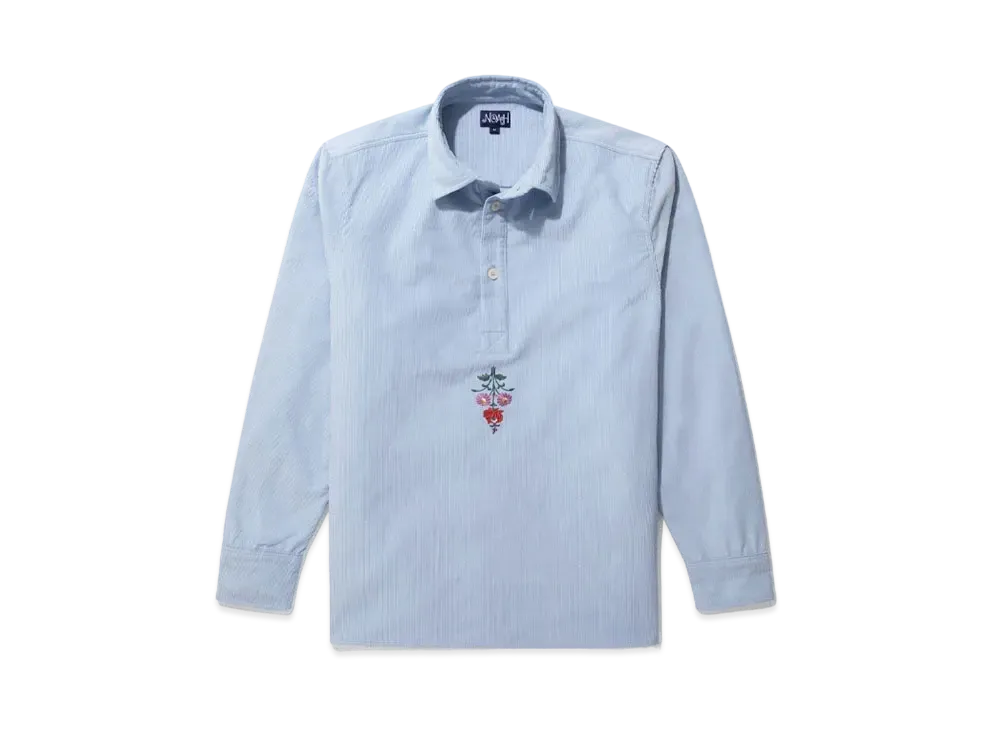 Noah x Jimi Hendrix Corduroy Pullover Shirt "Light Blue"