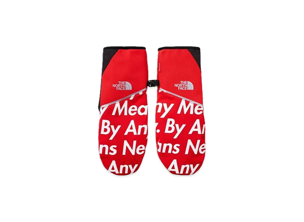 Supreme The North Face By Any Means Winter Runners Gloves "Red"
