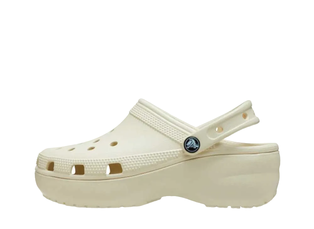 クロックス ウィメンズ クラシック プラットフォーム クロッグ "ベージュ"