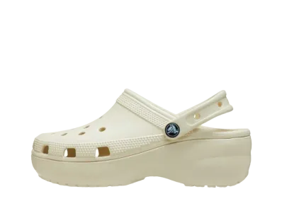 クロックス ウィメンズ クラシック プラットフォーム クロッグ "ベージュ"