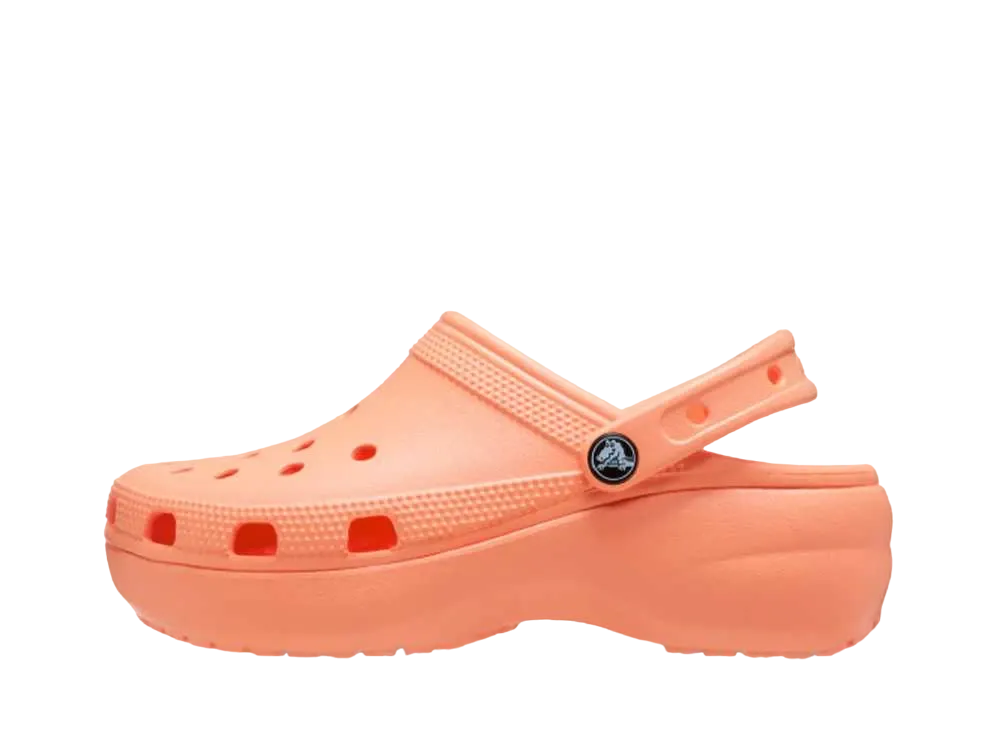 クロックス ウィメンズ クラシック プラットフォーム クロッグ "オレンジ"