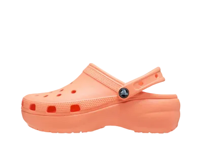クロックス ウィメンズ クラシック プラットフォーム クロッグ "オレンジ"