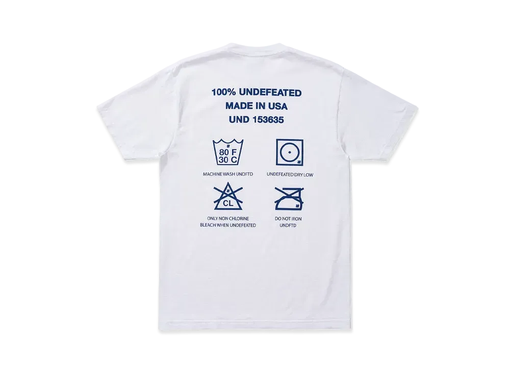 UNDEFEATED INSTRUCTION S/S TEE - 80334 "White"