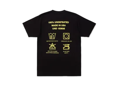 UNDEFEATED INSTRUCTION S/S TEE - 80334 "Black"