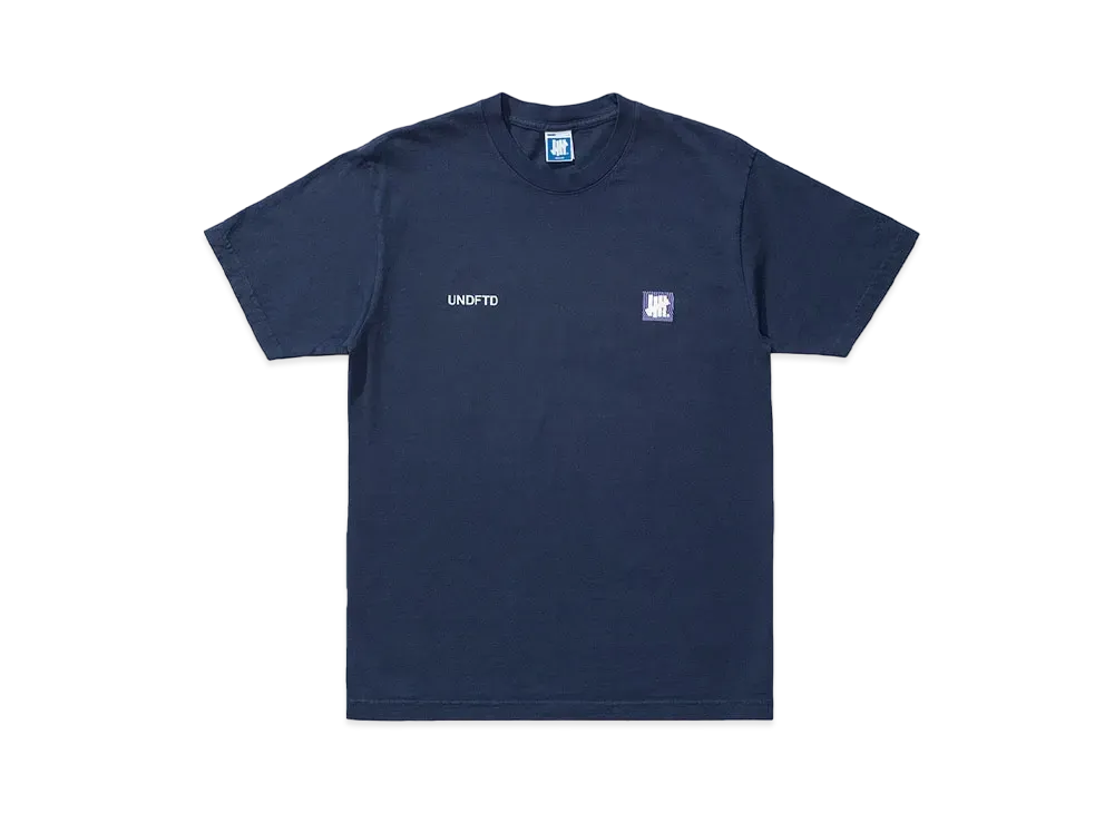 UNDEFEATED SMALL LOGO S/S TEE - 80337 "Navy"