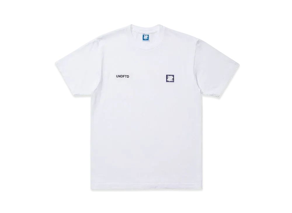 UNDEFEATED SMALL LOGO S/S TEE - 80337 "White"