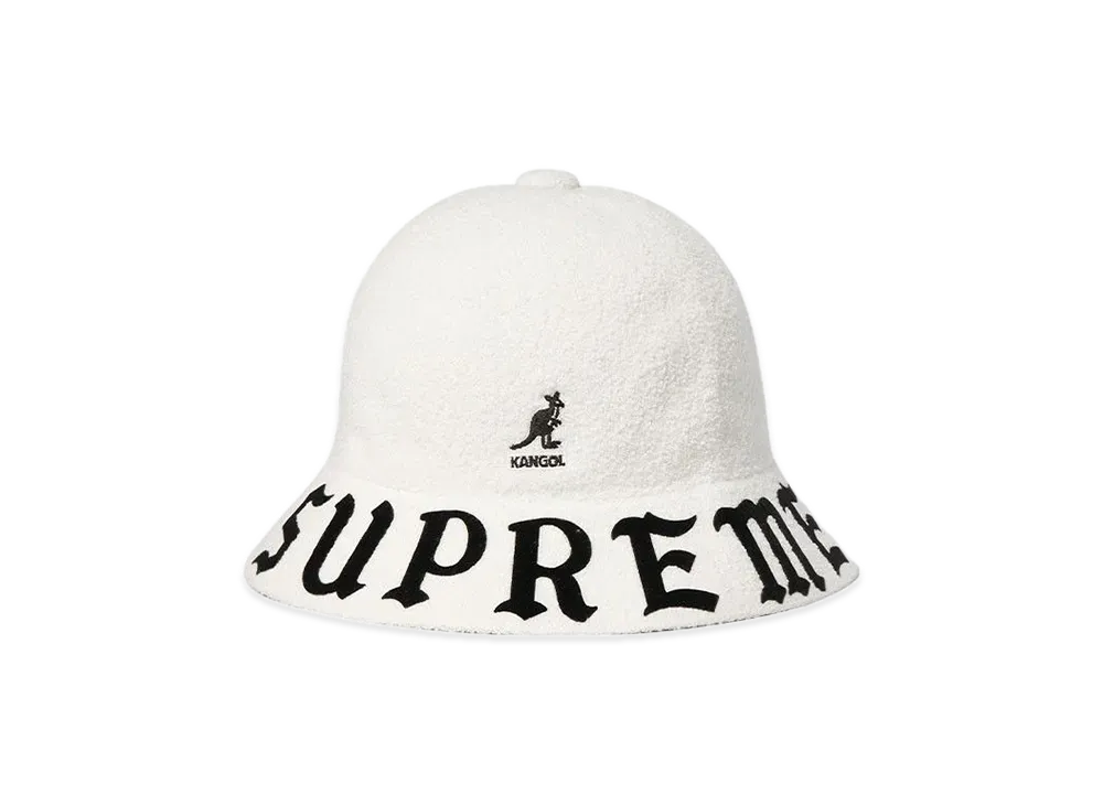 シュプリーム カンゴール バミューダ カジュアル ハット "ホワイト"
