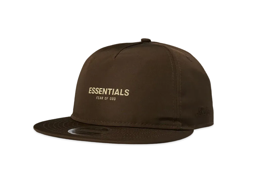 NEW ERA FEAR OF GOD ESSENTIALS RC 9FIFTY LOGO "Walnut"