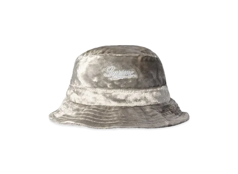 Supreme Crushed Velvet Crusher "Grey"