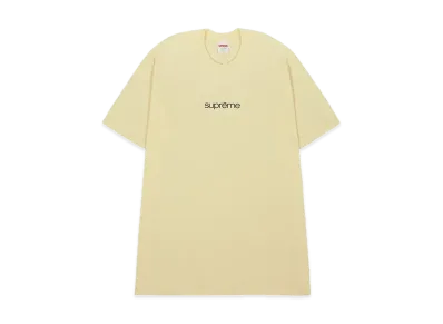Supreme Classic Logo Tee "Pale Yellow"
