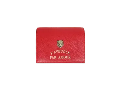 GUCCI Animalier Tiger Wallet "Red"