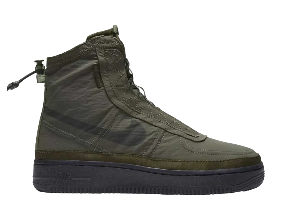 Nike Women's Air Force 1 High Shell "Cargo Khaki"