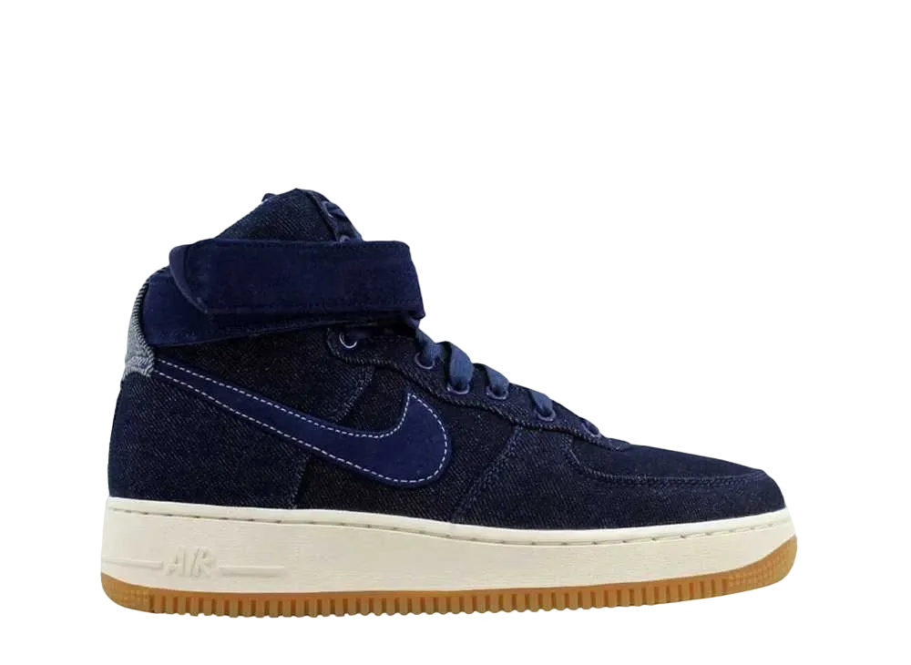 Nike Women's Air Force 1 Hi SE "Denim Binary Blue/Muslin-Sail"