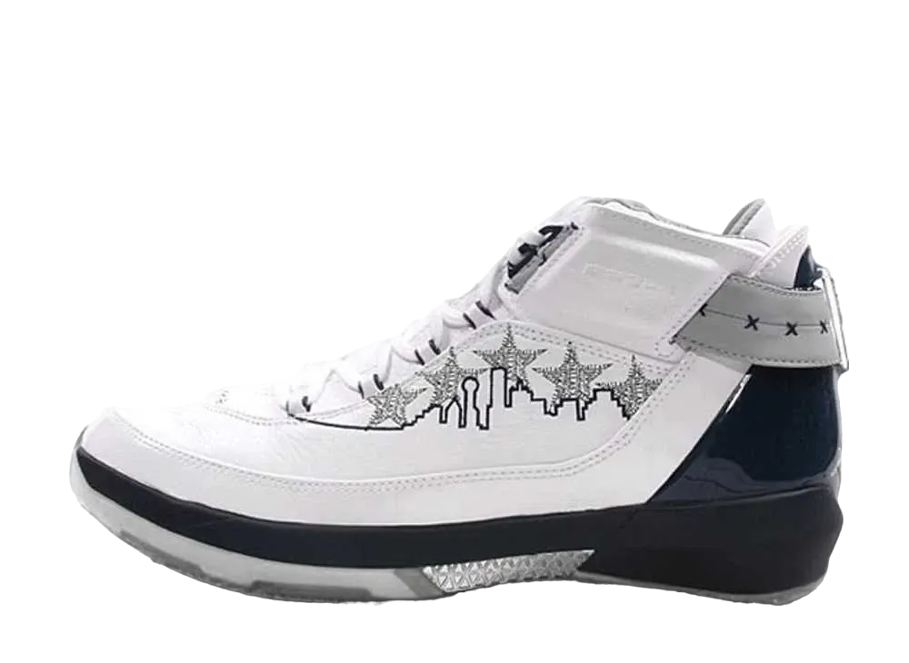Josh Howard × Nike Air Jordan 22 OG PE "White/Midnight Navy-Silver"