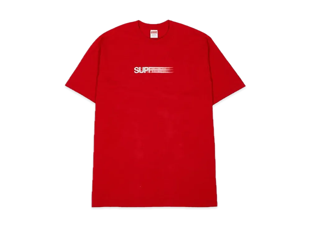 Supreme Motion Logo Tee "Red" (20SS)