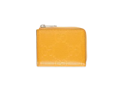 GUCCI GG Embossed Mini Wallet "Yellow"