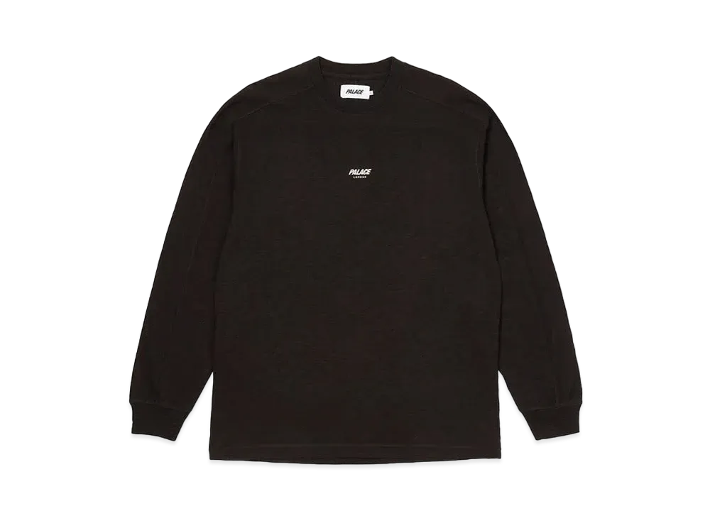 PALACE SLUB ZIG ZAG LONGSLEEVE "Black"