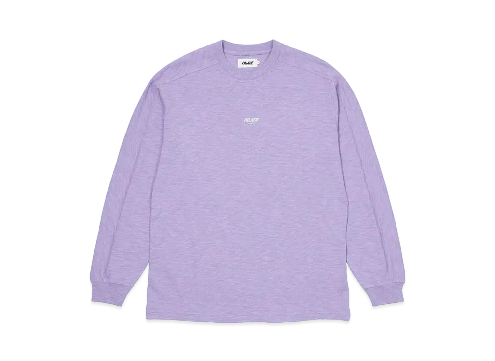PALACE SLUB ZIG ZAG LONGSLEEVE "Violet"