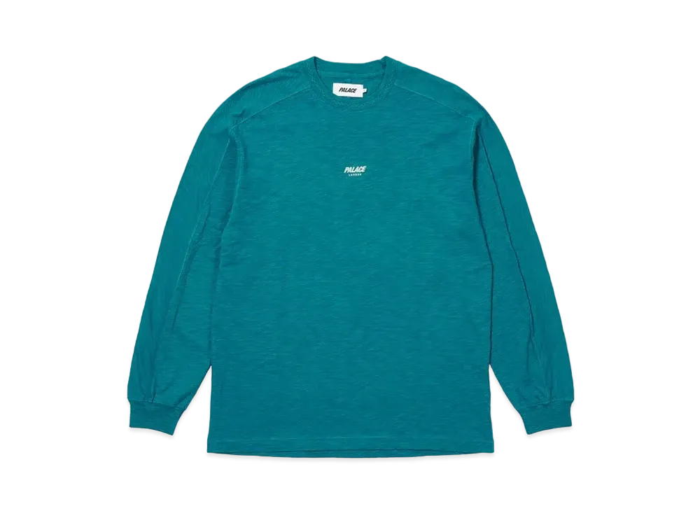 PALACE SLUB ZIG ZAG LONGSLEEVE "Teal"