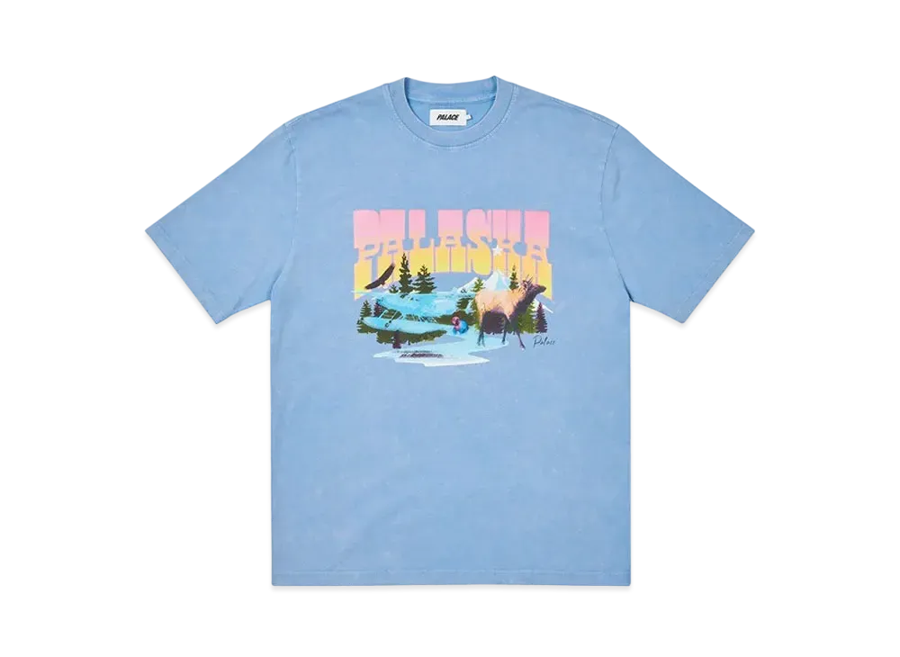 PALACE PALASKA DYE T-SHIRT "Blue"