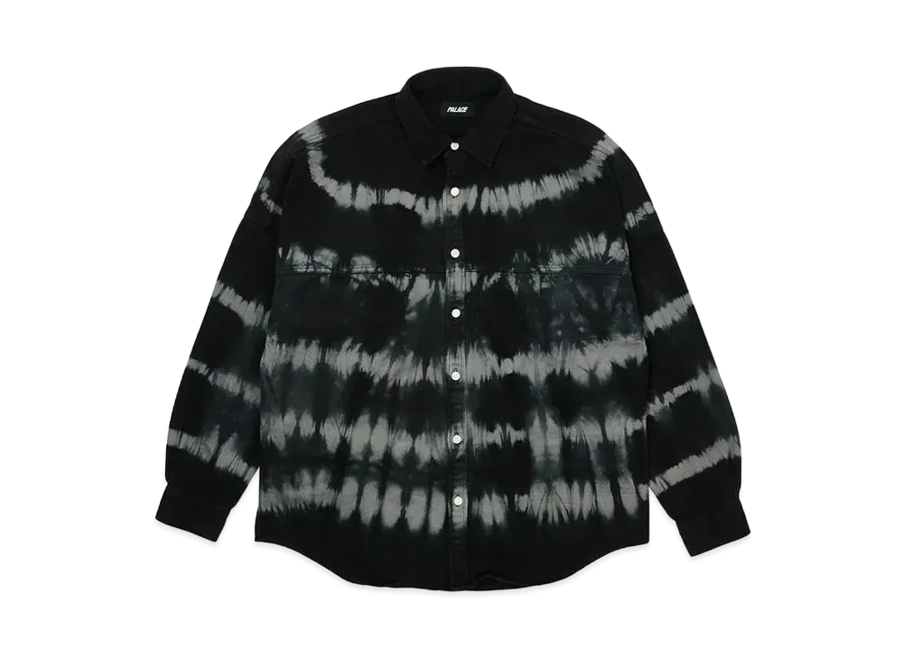 PALACE TIE-DYE SHIRT "Black"
