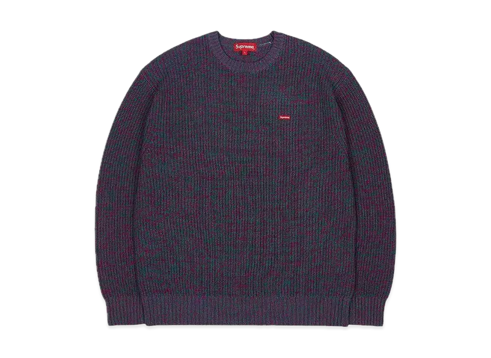 Supreme Melange Rib Knit Sweater "Teal"