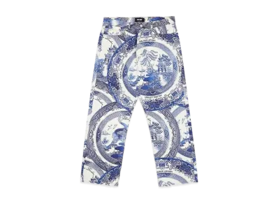 PALACE CHINA PLATE TROUSERS "Navy"