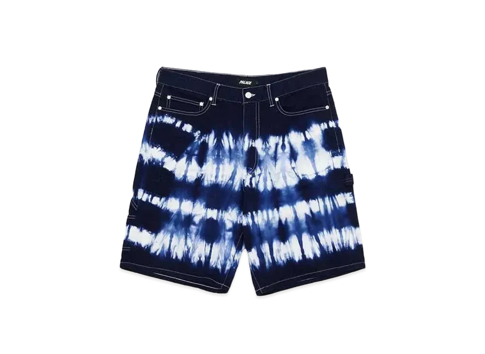 PALACE TIE-DYE SHORTS "Navy"