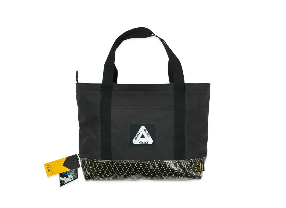 PALACE X-PAC COTTON CANVAS SHOPPER BAG "Black"