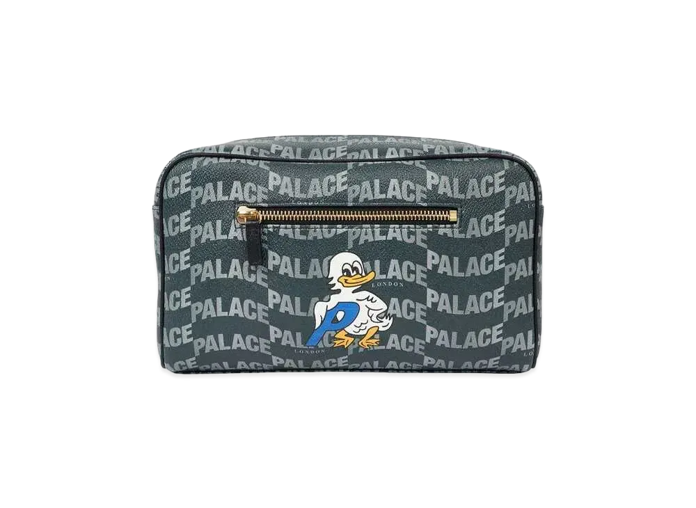 PALACE P-LUX DUCK WASH BAG "Black"
