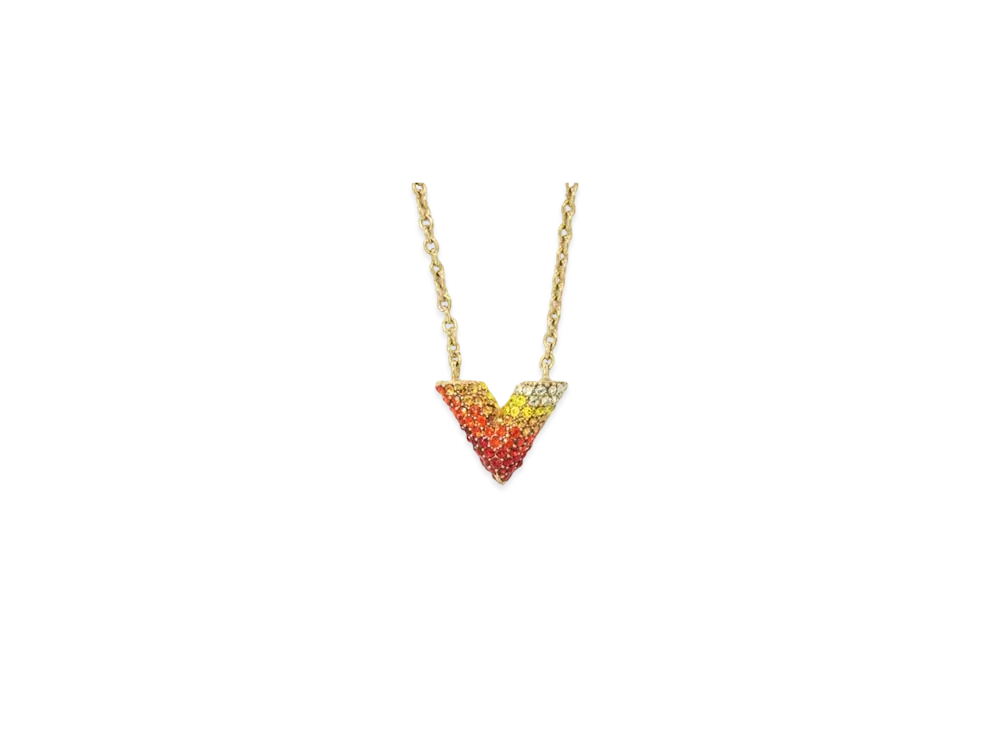 ルイヴィトン ネックレス・エセンシャルV ストラス "ゴールド" M62863